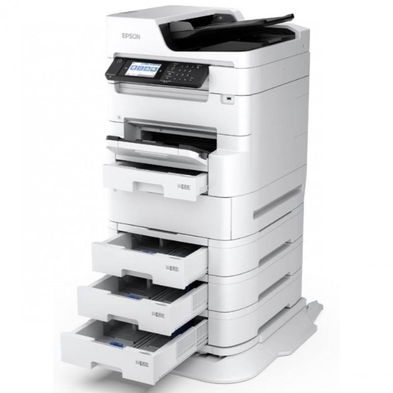 Imprimante Epson Jet d'encre WorkForce Pro WF-C879RD3TWFC (MEA) 4en1 Réseau Wifi Couleur A4 R/V 36 B&WPPM 25PPMCO – Image 3